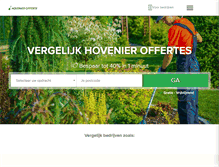 Tablet Screenshot of hovenier-offerte.nl